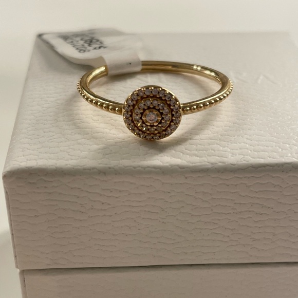 Pandora Jewelry - Pandora 14k solid gold ring, size 60